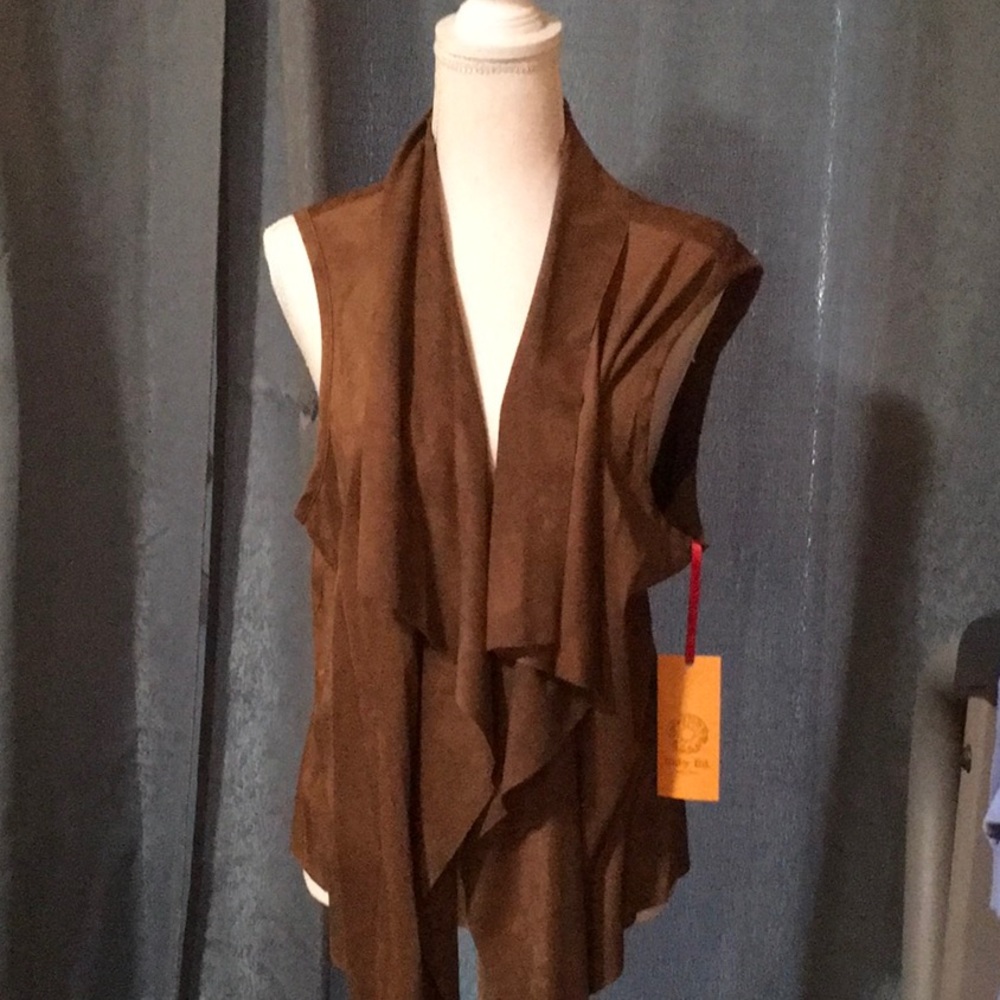 Ruby Rd. Brown vest